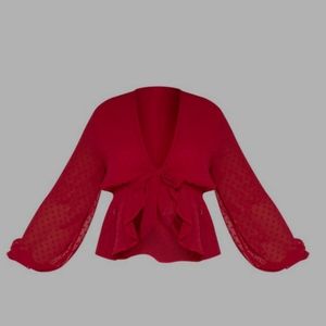 PrettyLittleThing  Red Blouse *NEW*